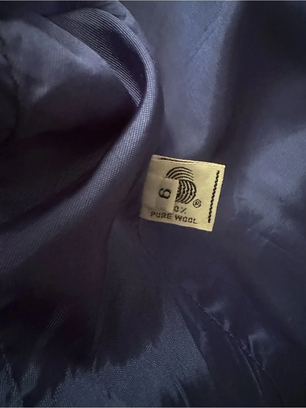 Vintage Christian Dior Paris New York Classic Women's Royal Blue Blazer Petite 6